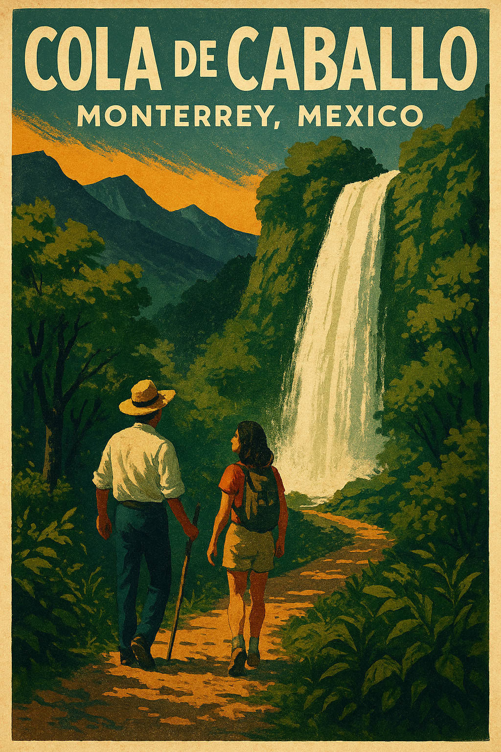 Cola de Caballo y Santiago Pueblo Mágico