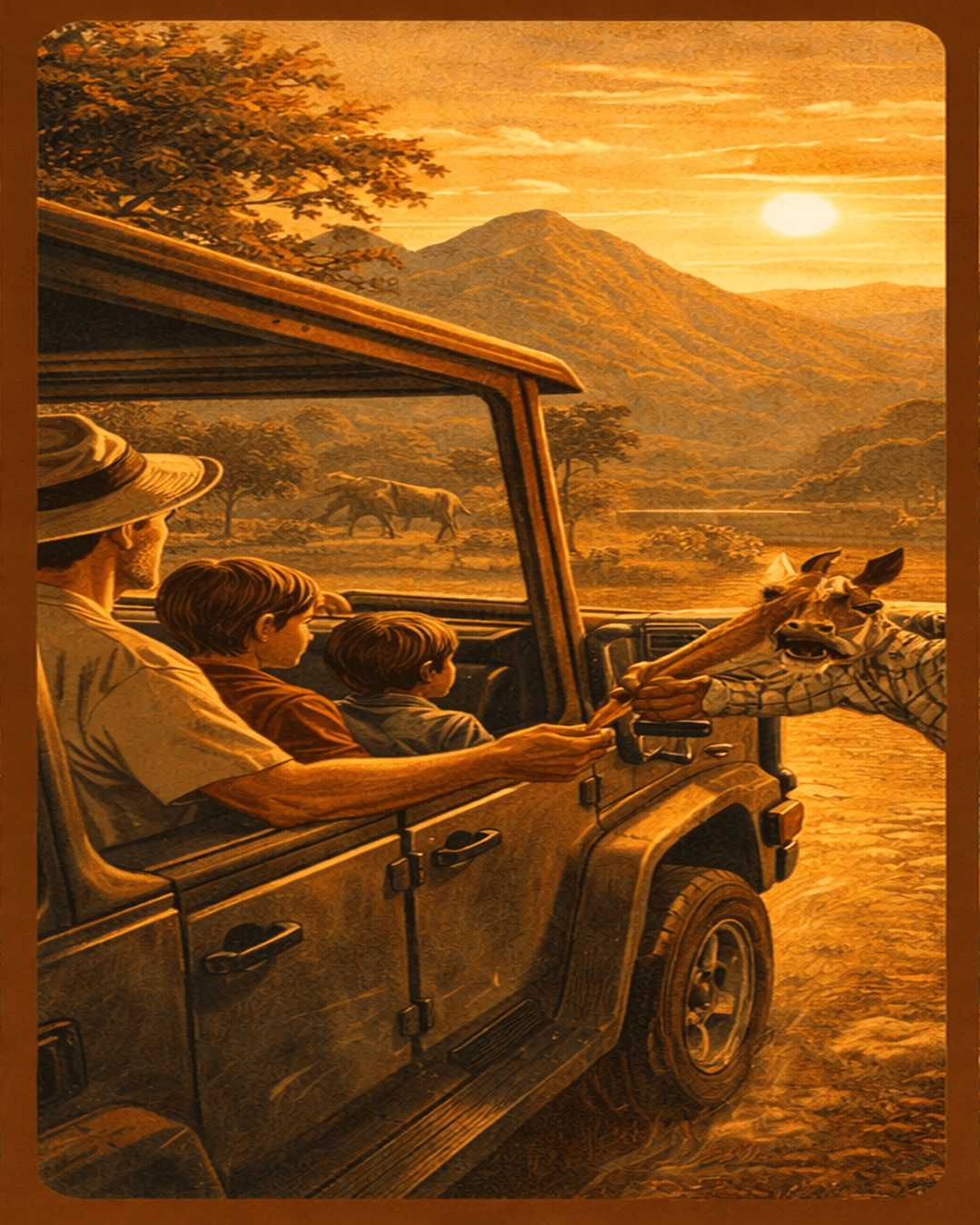 Drive through safari experience